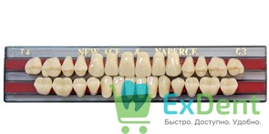 Гарнитур акриловых зубов C3, T4, Naperce и New Ace (28 шт)