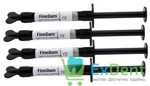 FineDam (ФайнДам) - жидкий коффердам (1,2 мл х 4)