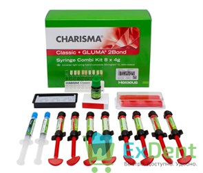 Charisma Classic (Харизма) Combi набор (8 х 4 г + 4 мл + 2 х 2,5мл) - светоотв. пломбировочный