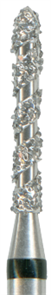 878-012TSC-FG Бор алмазный NTI, стандартный хвостик, форма торпеда, сверхгрубое зерно