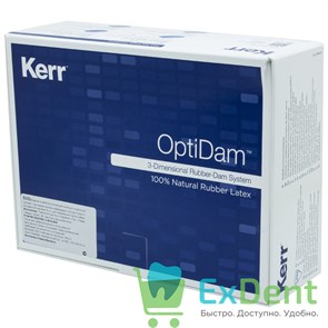 Optidam (Оптидам) Posterior - коффердам для изоляции жевательных зубов (30 листов)