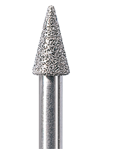 852-037M-HP Бор алмазный NTI, форма конус, остроконечный, среднее зерно