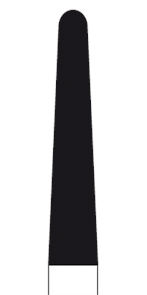 856-033M-HP Бор алмазный NTI, форма конус, закругленный, среднее зерно