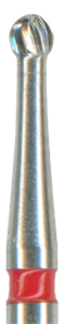 H41-014-FG Твердосплавный финир NTI, форма шаровидная, красное кольцо, стандарт