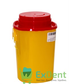 Емкость - контейнер для сбора колюще-режущих отходов, класса Б (0,5 л)