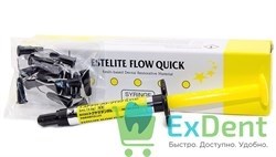 Estelite (Эстелайт) Flow Quick С3 - среднетекучий композитный материал для реставраций (3,6 г) 14609
