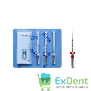 Sani (Сани) VT/25 19 мм, машинные файлы D2 для перелечивания, блистер (3 шт) 20035