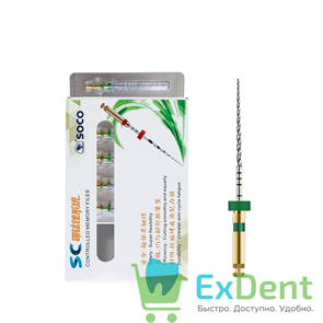 SOCO SC 1001 (Соко СК) машинные файлы с памятью формы, 04/35, 31 мм, блистер (6 шт) 17223