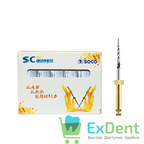 SOCO SC 1002 PRO (Соко СК ПРО) машинные файлы с памятью формы, 08/17, 19 мм, блистер (6 шт) 19361