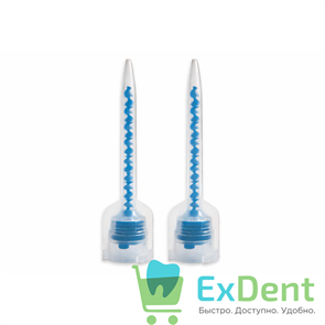 Наконечники смесительные голубые Mixing Tips Crown для Hexa-Temp (50 шт) 12670