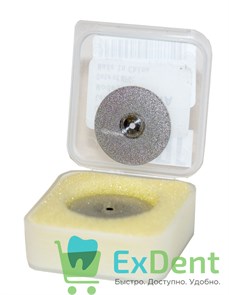 Диск алмазный двухсторонний, для предварительного контурирования керамики (50мкм, d22 мм)