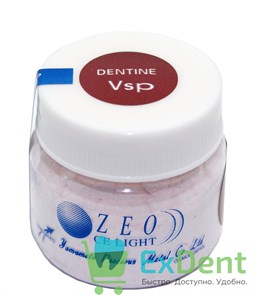 Zeo Ce Light Dentine (Дентин) VSP - корректирующий порошок, для изменения оттенка A-спектра (20 г)