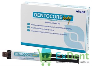 DentoCore (ДентаКор) - А3 материал для фиксации и воспроизведения культи, автомикс (5 мл)