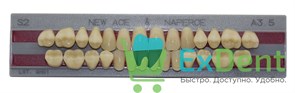 Гарнитур акриловых зубов A3,5, S2, Naperce и New Ace (28 шт)