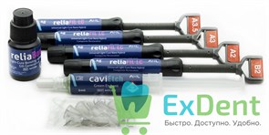 ReliaFIL LC - нананогибридный композит светового отверждения (A2,A3,A3.5,B2, reliaBond, caviEtch)