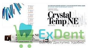 CrystalTemp (Кристалтемп) NE - безэвгенольный цемент для временной фиксации (5мл)