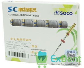 {{photo.Alt || photo.Description || 'SOCO SC 1001 (Соко СК) машинные файлы с памятью формы, 04/30, 21 мм, блистер (6 шт)'}}