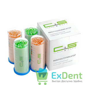 {{photo.Alt || photo.Description || 'Аппликаторы Микробраш Clean Safe Regular (2 мм) - зеленый или оранжевый (4 * 100 шт)'}}