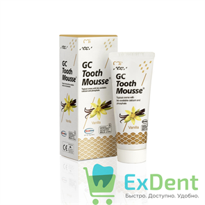 Tooth mousse (ТуссМусс) - мусс для реминерализации зубов, Ваниль (40 г)