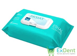Салфетки дезинфицирующие AKSIAT (АКСИАТ), мягкая упаковка (120 шт)
