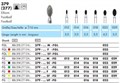 379-023F-FG Бор алмазный NTI, форма олива, мелкое зерно - фото 12250