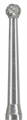 801L-014SC-FG Бор алмазный NTI, форма шаровидная (длинная), сверхгрубое зерно - фото 12272