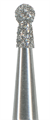 802-012C-FG Бор алмазный NTI, форма шаровидная (с воротничком), грубое зерно - фото 12284