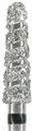 856-025TSC-FG Бор алмазный NTI, стандартный хвостик, форма конус круглый, сверхгрубое зерно - фото 12469