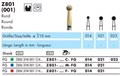 Z801-014F-FG Abacus, Бор алмазный NTI, форма олива, мелкое зерно - фото 13267