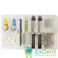 Core it (Коре Ит) Dual Yellow System Kit- материал композитный (2 х 10 г, 5 мл, 5 мл, 5) 17393 - фото 28708