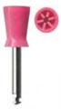 P1241 RA Полир (головка силиконовая), розовый, средняя чаша NTI - фото 17838