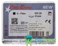 K-Files №20, 31 мм, Pro-Endo, для препарирования канала, нержавеющая сталь (6 шт) - фото 19739