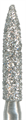 862-016SC-FG Бор алмазный NTI, форма пламевидная, сверхгрубое зерно - фото 21163