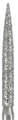 864-014C-FG Бор алмазный NTI, форма пламевидная, грубое зерно - фото 21945