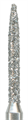 862-010UF-FG Бор алмазный NTI, форма пламевидная, ультрамелкое зерно - фото 21964