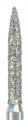 862-012F-FG Бор алмазный NTI, форма пламевидная, мелкое зерно - фото 22064