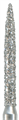 863-012F-FG Бор алмазный NTI, форма пламевидная, мелкое зерно - фото 22074