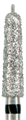 998-023F-FG Бор алмазный NTI, форма конус круглый, с гидом, мелкое зерно - фото 27872