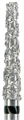 848-018TSC-FG Бор алмазный NTI, стандартный хвостик, форма конус круглый кант, сверхгрубое зерно - фото 27873
