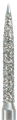 863SE-012M-FG Бор алмазный NTI, форма пламевидная, этравматичная, среднее зернор - фото 29593