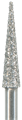 859-021C-FG Бор алмазный NTI, форма конус, остроконечный, грубое зерно - фото 29623