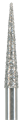 859-018M-FG Бор алмазный NTI, форма конус, остроконечный, среднее зерно - фото 29628
