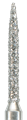 862-009M-FG Бор алмазный NTI, форма пламевидная, среднее зерно - фото 29743