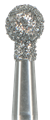 802-023SC-FG Бор алмазный NTI, форма шаровидная (с воротничком), сверхгрубое - фото 29919