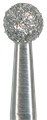 801-016C-FGXL Бор алмазный NTI, хвостовик FG экстра длинный, форма шаровидная, грубое зерно - фото 29946