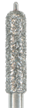 999-021F-FG Бор алмазный NTI, форма цилиндр,круглый, с гидом, мелкое зерно - фото 30150