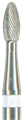 H379-014UF-FG Твердосплавный финир NTI, форма олива, белое кольцо, ультра-мелкое - фото 30160