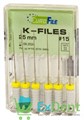 K-Files №15, 25 мм, EuroFile, ручной каналорасширитель (6 шт) - фото 32426