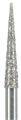 859-018SF-FG Бор алмазный NTI, форма конус,остроконечный,сверхмелкое зерно - фото 33248