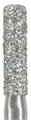 836KR-014F-FG Бор алмазный NTI, форма цилиндр круглый кант, мелкое зерно - фото 34792